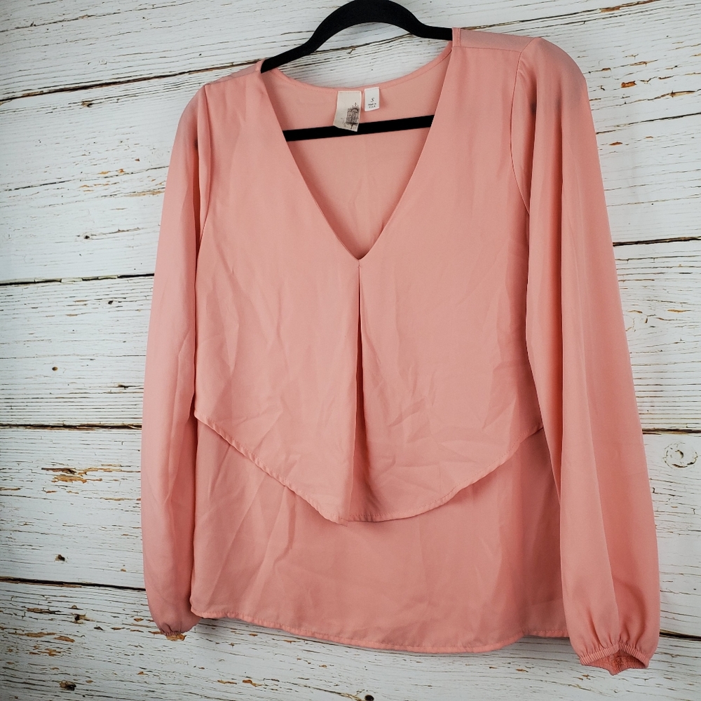 Anthropologie Sparrow V Neck Blouse